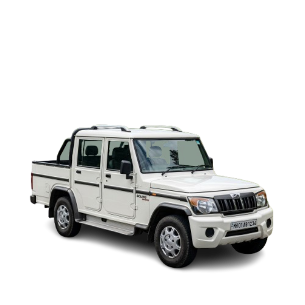 Mahindra Bolero Camper Diamond White shade profile