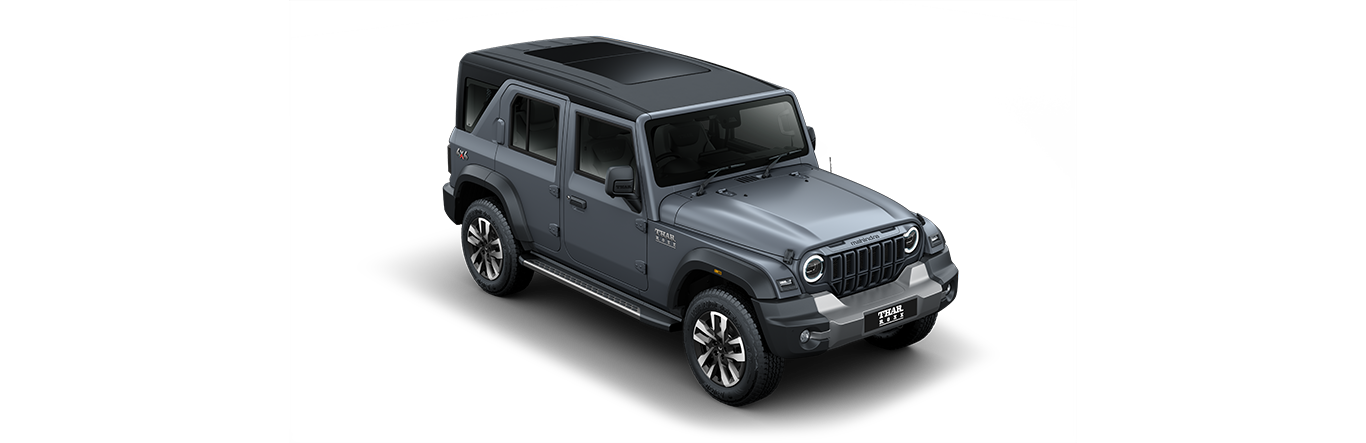 Mahindra Thar ROXX Battleship Grey