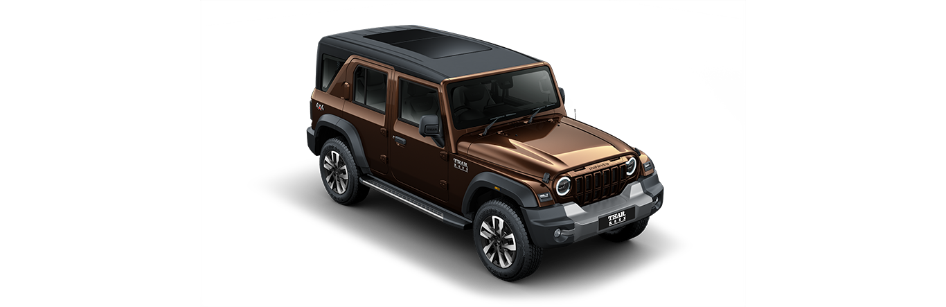 Mahindra Thar ROXX Burnt Sienna