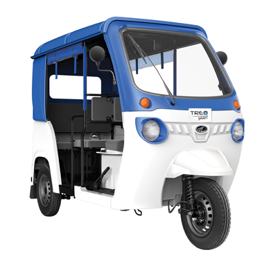 Treo Yaari Passenger Green and White Profile