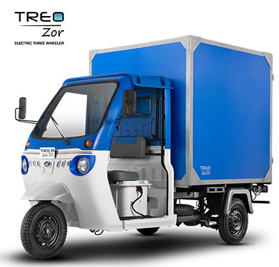 Treo Zor delivery container box setup