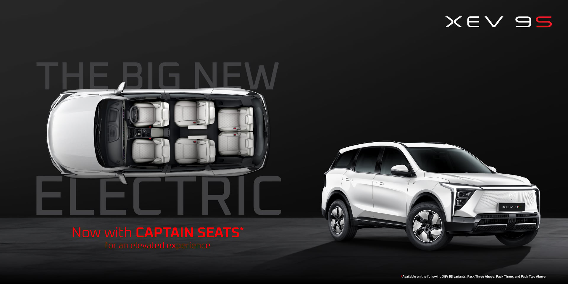 Mahindra XEV 9S 6-Seater Captain Seats