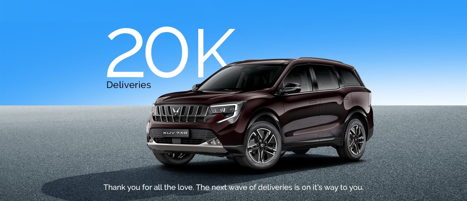 Mahindra XUV700 Milestone Showcase