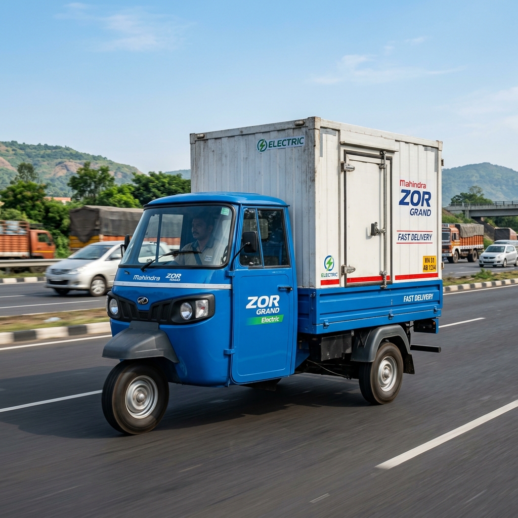 Zor Grand Electric Container Delivery Van